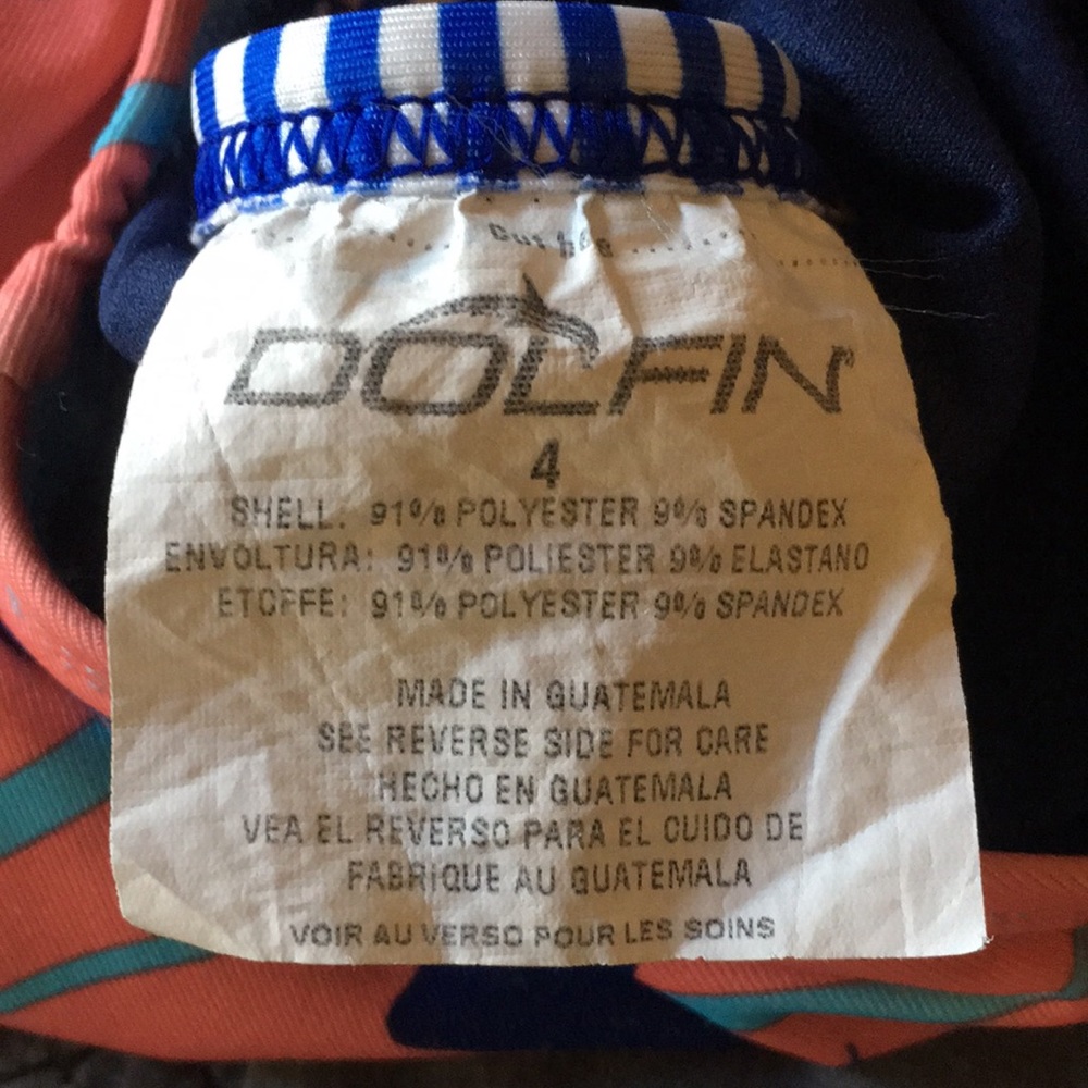 Little Dolphins Shark Swimsuit size 4T - Picture 3 of 6